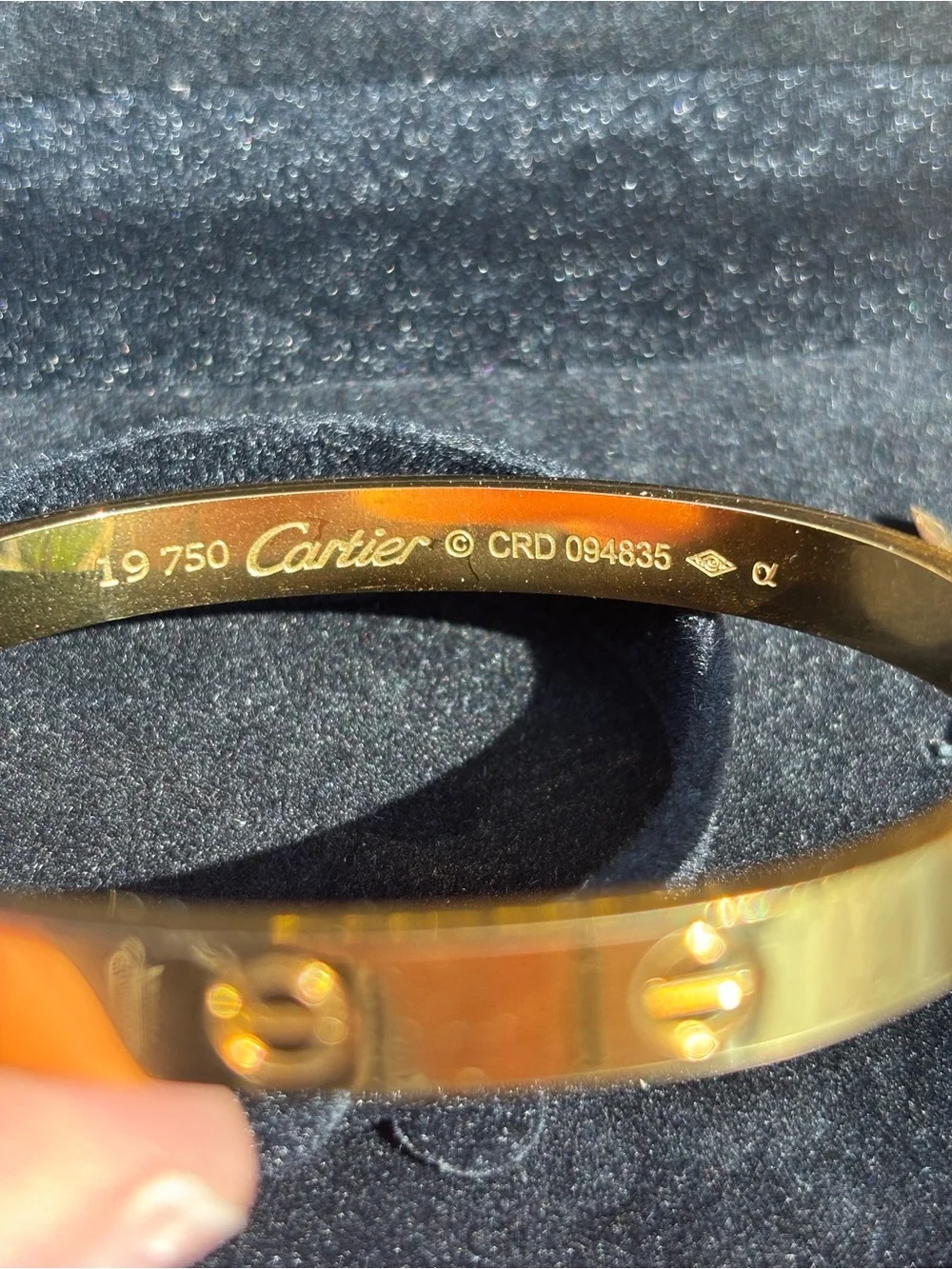 Cartier Gold Bracelet